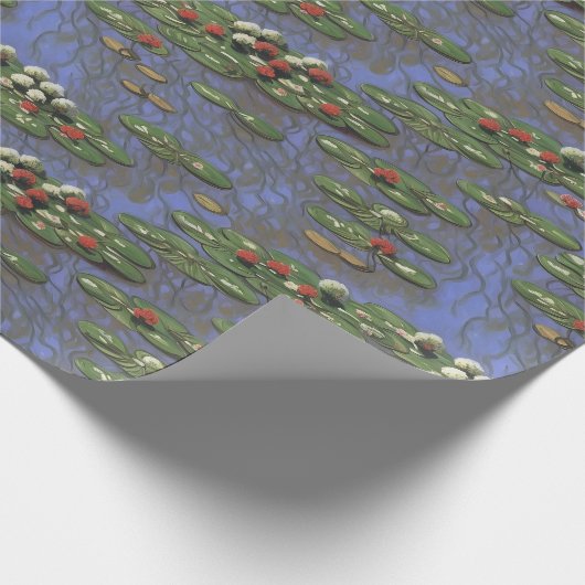 Kerst inpakpapier Claude Monet geïnspireerd (Hoek)