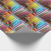 Kerst Inpakpapier Elf (Hoek)