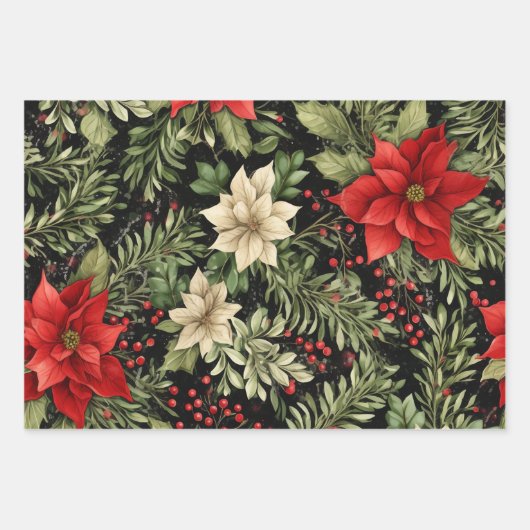 Kerst inpakpapier Flat Sheet Set 2 (Voorkant 2)