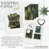 Kerst inpakpapier Flat Sheet Set 3