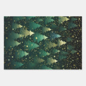 Kerst inpakpapier Flat Sheet Set 3 Vel (Voorkant 2)