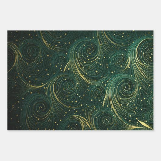 Kerst inpakpapier Flat Sheet Set 4 (Voorkant 2)