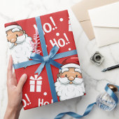 Kerst Inpakpapier Ho Ho