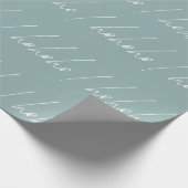 Kerst inpakpapier - hohoho! (Hoek)