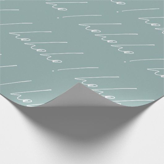 Kerst inpakpapier - hohoho! (Hoek)