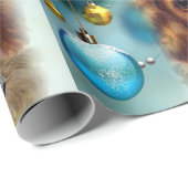 Kerst inpakpapier hond (Rol Hoek)