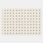 Kerst inpakpapier in crème (Voorkant 3)