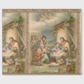 Kerst inpakpapier Jezus (Vlak)