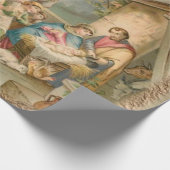 Kerst inpakpapier Jezus (Hoek)