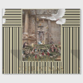 Kerst inpakpapier Jezus Geboorte (Vlak)