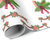 Kerst Inpakpapier Kaarsen (Rol Hoek)