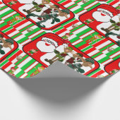 Kerst Inpakpapier Kabouter Sinterklaas (Hoek)