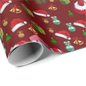 Kerst Inpakpapier Kerstman (Rol Hoek)