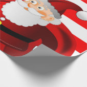 Kerst Inpakpapier Kerstman (Hoek)