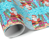 Kerst Inpakpapier Kerstman (Rol Hoek)