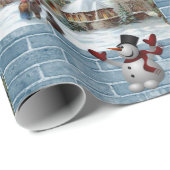 Kerst Inpakpapier Kerstman (Rol Hoek)