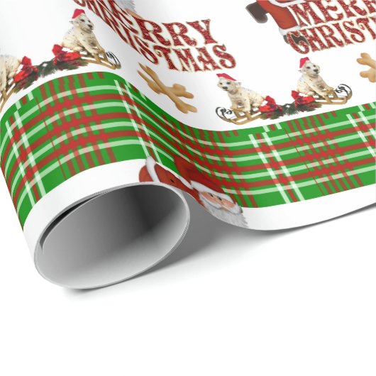 Kerst Inpakpapier Kerstman (Rol Hoek)