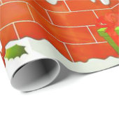 Kerst Inpakpapier Kerstman (Rol Hoek)