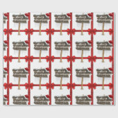 Kerst Inpakpapier Kerstmis (Vlak)