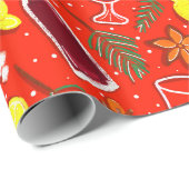 Kerst inpakpapier met molen van wijn (Rol Hoek)