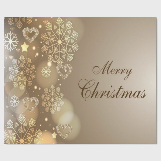 Kerst Inpakpapier Prettig Kerstfeest (Vlak)