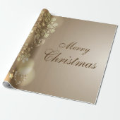 Kerst Inpakpapier Prettig Kerstfeest (Uitgerold)
