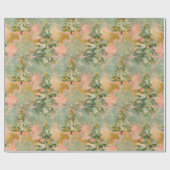 Kerst inpakpapier rol (Vlak)