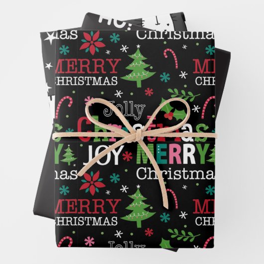 Kerst inpakpapier set (In situ)