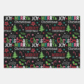 Kerst inpakpapier set (Voorkant)