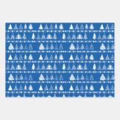 Kerst inpakpapier Set van 3 Design (Voorkant 3)