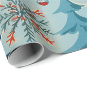 Kerst inpakpapier uit de jaren veertig (Rol Hoek)