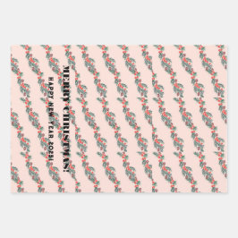 Kerst inpakpapier van 3