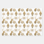 Kerst inpakpapier vellen-de klassiekers vel (Voorkant)