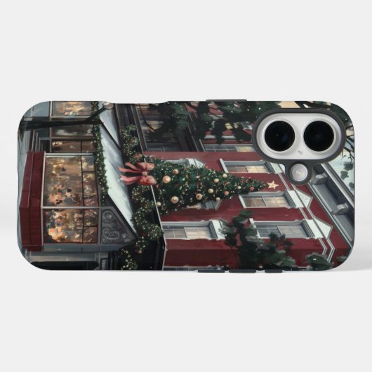 Kerst iPhone 16 Hoesje (Achterkant (horizontaal))