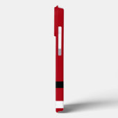 Kerst iPhone Case met Grappig Santa Design (Achterkant / Links)