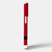 Kerst iPhone Case met Grappig Santa Design (Achterkant / Rechts)