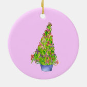 Kerst iris kunst ornament (Achterkant)