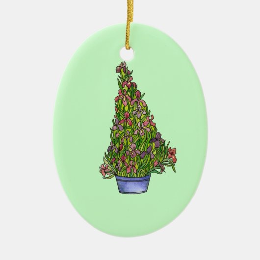 Kerst Iris Ornament (Voorkant)