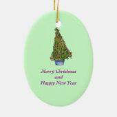 Kerst Iris Ornament (Achterkant)
