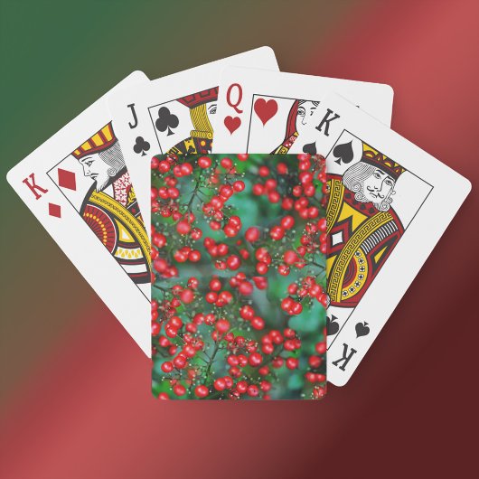 Kerst Is De Bessen!  Pokerkaarten