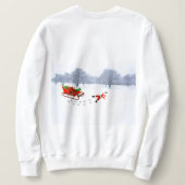 Kerst is een geannuleerd sweatshirt (Design achterkant)