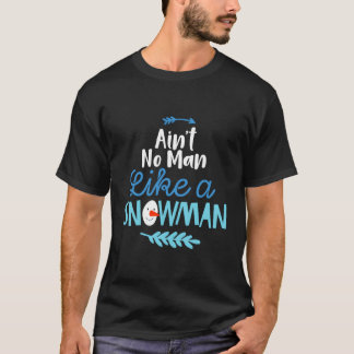 Kerst is geen Man als een sneeuwman T-shirt