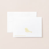 Kerst is hier, pinguïn, boom en sterren schattig folie kaarten (Met envelop)