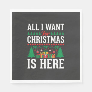 Kerst Is Hier Vakantiebomen Cadeau Servet