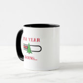 Kerst is laden Koffie Mok (Voorkant links)