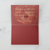 KERST IS LIEFDE FEESTDAGEN KAART (Binnen)