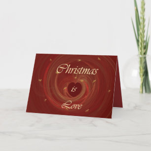 KERST IS LIEFDE FEESTDAGEN KAART