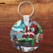 Kerst is rijker geworden!" sleutelhanger (Voorkant)