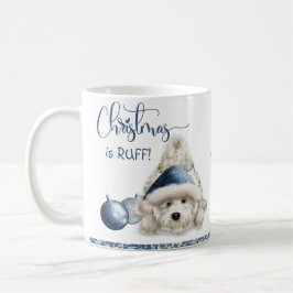Kerst is Ruff, Hondenliefhebber kerstpup Koffiemok
