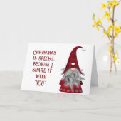 KERST IS SPECIaal OMDAT HET MET "JOU" IS Kaart (Gele Bloem)